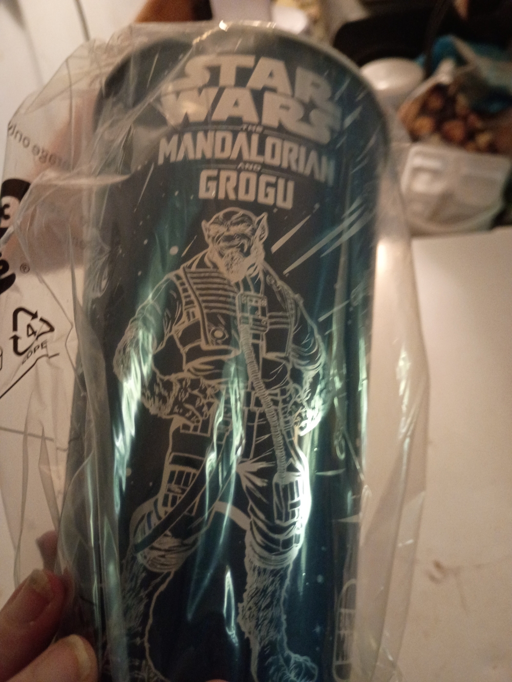 Star Wars Mandalorian and Grogu Collectors Cup From Burger King- Blue